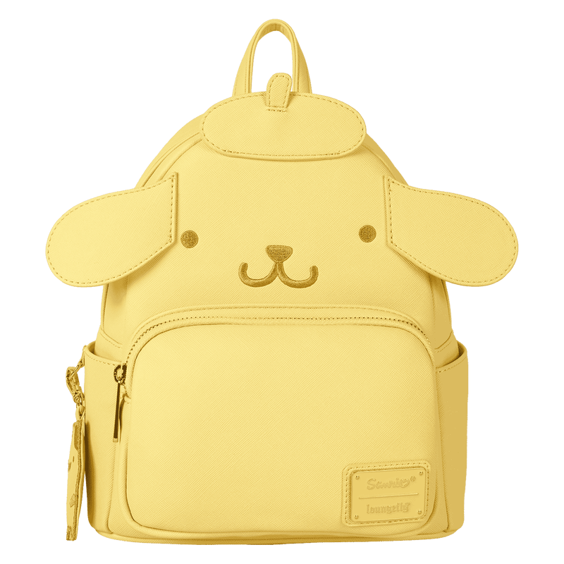 Loungefly! Leather: Sanrio Pompompurin Clean Mini Backpack