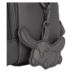 Loungefly! Leather: Sanrio Kuromi Clean Convertible Mini Backpack