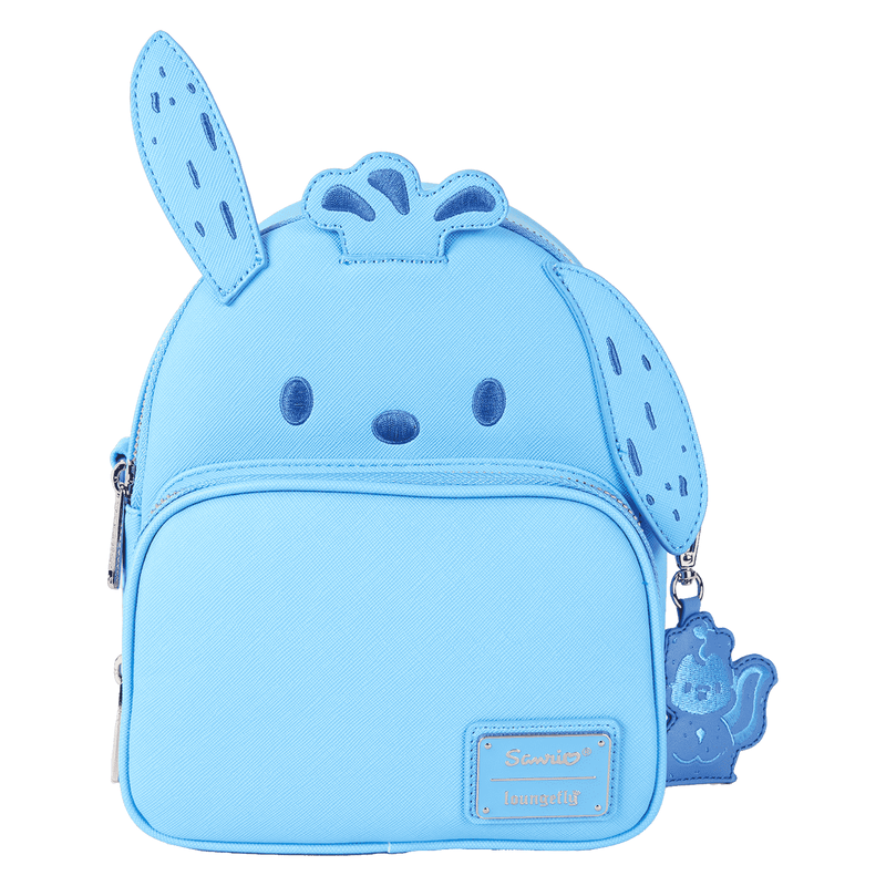 Loungefly! Leather: Sanrio Pochacco Clean Convertible Mini Backpack