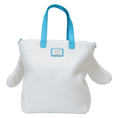 Loungefly! Tote: Sanrio Cinnamoroll Sherpa Tote with Coinbag