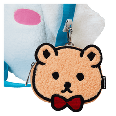 Loungefly! Tote: Sanrio Cinnamoroll Sherpa Tote with Coinbag