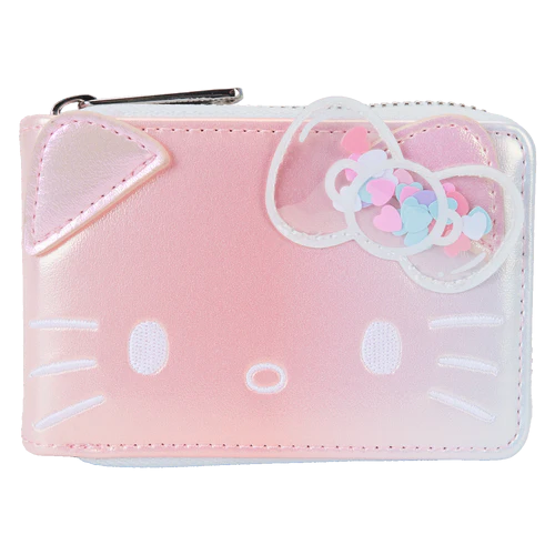 Loungefly! Wallet: Hello Kitty 50th Anniversary Clear and Cute Cosplay Accor