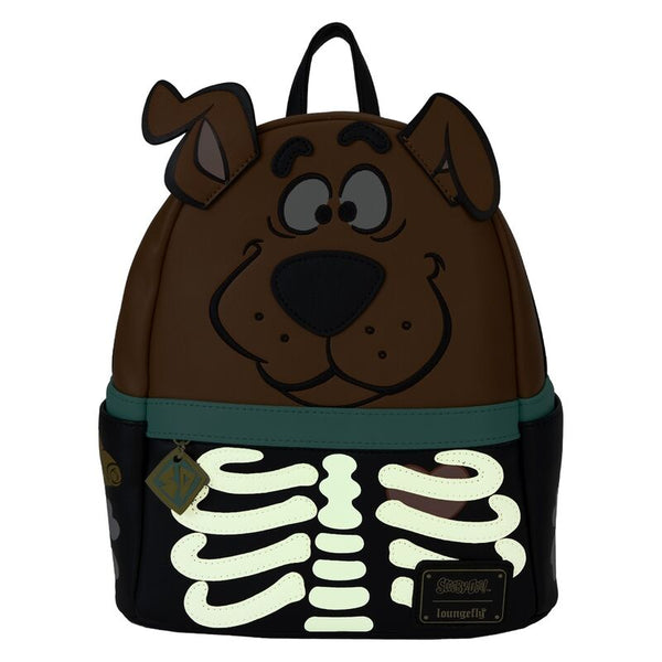 Loungefly! Leather: Scooby Doo Skeleton Scooby Cosplay Mini Backpack