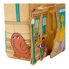 Loungefly! Leather: Sesame Street Corner Mini Backpack
