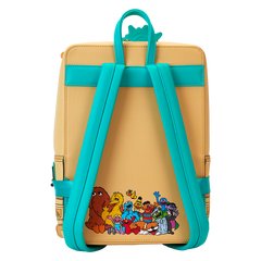 Loungefly! Leather: Sesame Street Corner Mini Backpack