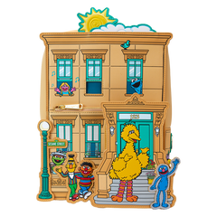 Loungefly! Leather: Sesame Street Corner Mini Backpack