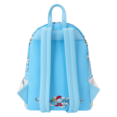 Loungefly! Leather: Lafig Smurfs Smurfette Cosplay Mini Backpack