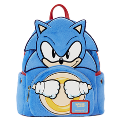 Loungefly! Leather: Sega Sonic The Hedgehog Classic Cosplay Mini Backpack