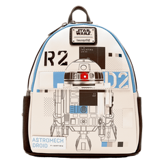 Loungefly! Leather: Star Wars Power of the Force Astromech Droid Mini Backpack