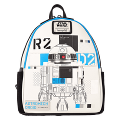 Loungefly! Leather: Star Wars Power of the Force Astromech Droid Mini Backpack