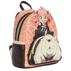 Loungefly! Leather:  SpyxFamily Anya Bond Mini Backpack