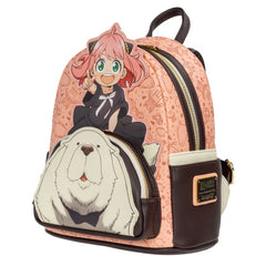Loungefly! Leather:  SpyxFamily Anya Bond Mini Backpack