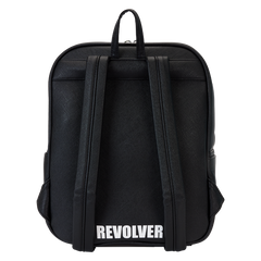 Loungefly! Leather: The Beatles Revolver Album witth Record Pouch Mini Backpack