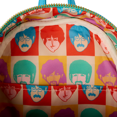 Loungefly! Leather: The Beatles Mini Backpack