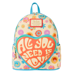 Loungefly! Leather: The Beatles Mini Backpack