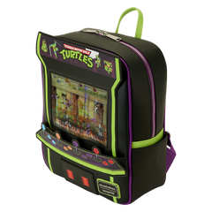 Loungefly! Leather: Teenage Mutant Ninja Turtle 40th Anniversary Vintage Arcade Mini Backpack