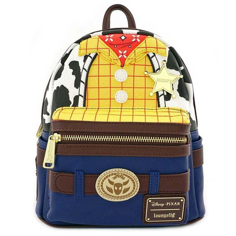 Loungefly! Leather: Disney Pixar Toy Story Woody Mini Backpack