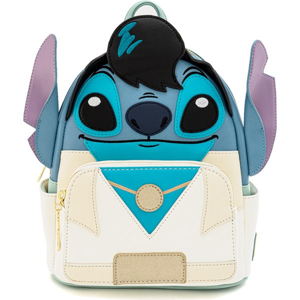 Loungefly! Leather: Elvis Stitch Cosplay Mini Backpack