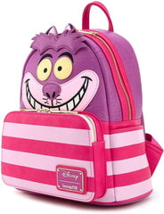 Loungefly! Leather: Alice In Wonderland Cheshire Cat Cosplay Mini Backpack