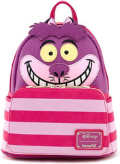 Loungefly! Leather: Alice In Wonderland Cheshire Cat Cosplay Mini Backpack