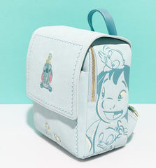 Loungefly! Leather: Lilo Stitch Pu Suede Backpack