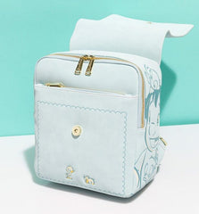 Loungefly! Leather: Lilo Stitch Pu Suede Backpack