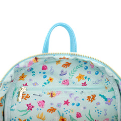 Loungefly! Leather: Disney Princess Little Mermaid Window Mini Backpack