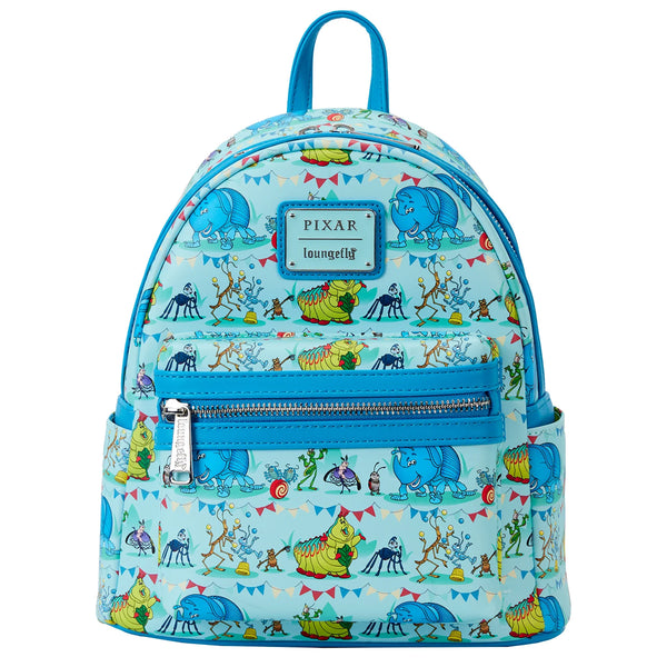 Loungefly! Leather: Disney Bugs Life All-over-print Mini Backpack