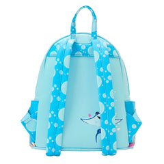 Loungefly! Leather: Disney Finding Nemo 20Th Anniversary Bubble Pockets Mini Backpack
