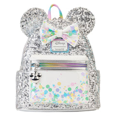 Loungefly! Leather: Disney Mickey and Friends Birthday Celebration Mini Backpack