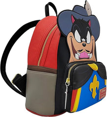 Loungefly! Leather: Disney The Three Musketeers Pete Villain Cosplay Mini Backpack