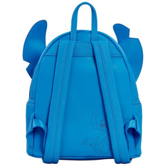 Loungefly! Leather: Disney Stitch Minimalist Mini Backpack