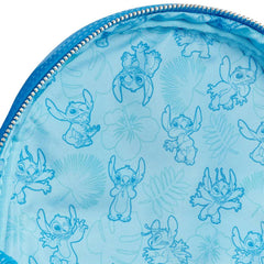 Loungefly! Leather: Disney Stitch Minimalist Mini Backpack