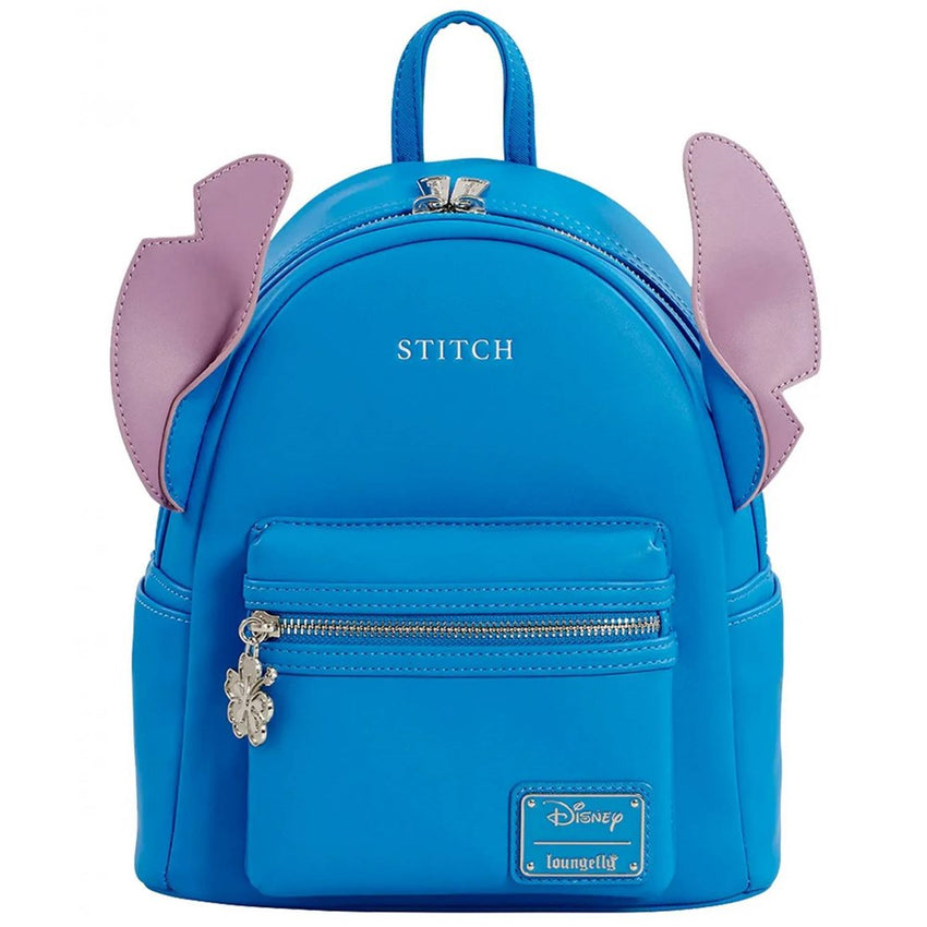 Loungefly! Leather: Disney Stitch Minimalist Mini Backpack