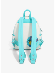 Loungefly! Leather: Disney Lilo and Stitch Stained Glass Mini Backpack
