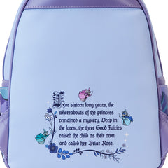 Loungefly! Leather: Disney Sleeping Beauty 65Th Anniversary Scene Mini Backpack