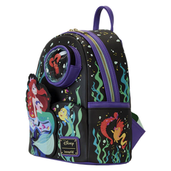 Loungefly! Leather: Disney The Little Mermaid 35th Anniversary Life is the Bubbles Mini Backpack