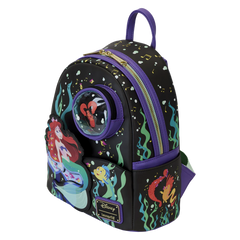 Loungefly! Leather: Disney The Little Mermaid 35th Anniversary Life is the Bubbles Mini Backpack