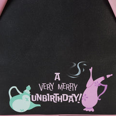 Loungefly! Leather: Disney Alice in Wonderland Unbirthday Mini Backpack