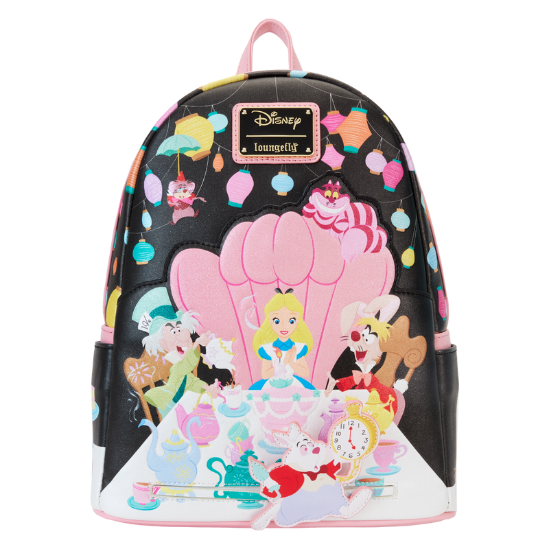 Loungefly! Leather: Disney Alice in Wonderland Unbirthday Mini Backpack