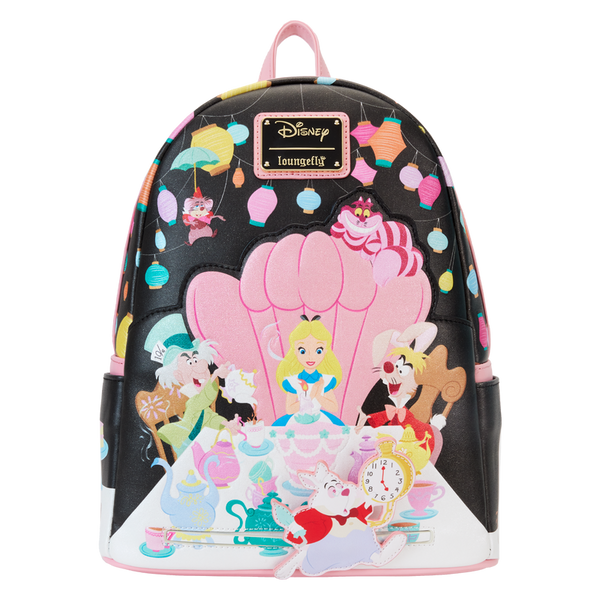 Loungefly! Leather: Disney Alice in Wonderland Unbirthday Mini Backpack