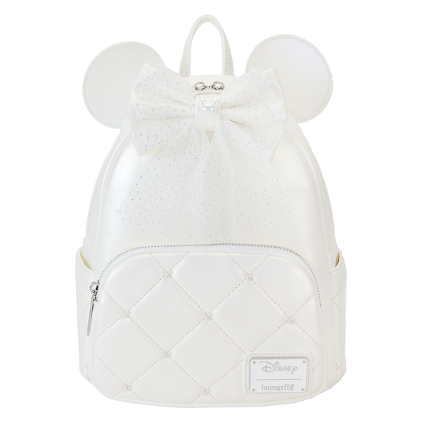 Loungefly! Leather: Disney Iridescent Wedding Mini Backpack