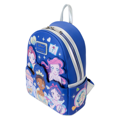 Loungefly! Leather: Disney Princess Manga Style Mini Backpack