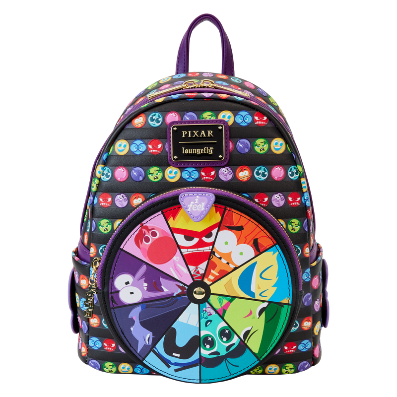 Loungefly! Leather: Pixar Inside Out 2 Core Memories Mini Backpack