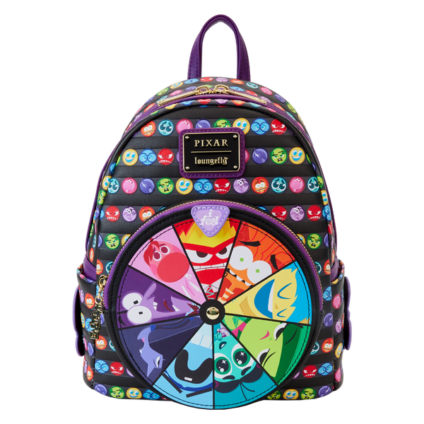 Loungefly! Leather: Pixar Inside Out 2 Core Memories Mini Backpack