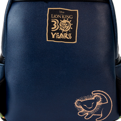 Loungefly! Leather: Disney Lion King 30th Anniversary Hakuna Matata Silo Mini Backpack