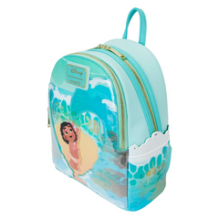 Loungefly! Leather: Disney Moana Ocean Waves Mini Backpack