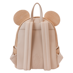 Loungefly! Leather: Disney Mickey Straw Cosplay Mini Backpack