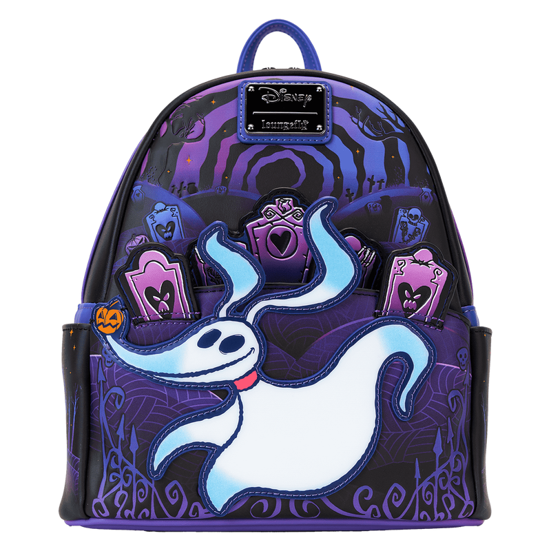 Loungefly! Leather: Disney TNBC Zero Mini Backpack