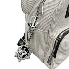 Loungefly! Leather: Walt Disney Steamboat Willie Con Mini Backpack